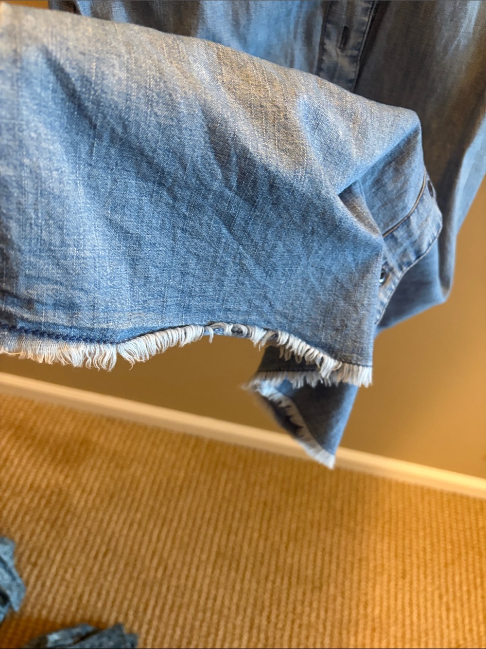 Madewell Medium Blue Denim Shirt Jacket - Picture 4 of 5